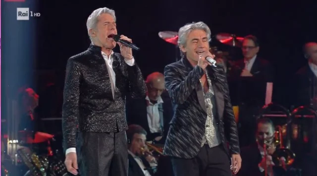 Claudio Baglioni e Luciano Ligabue a Sanremo