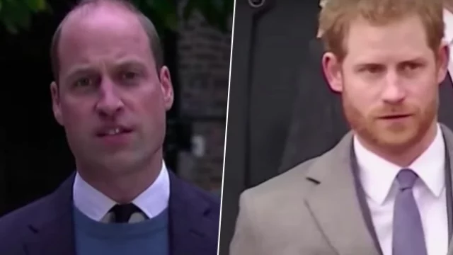 Harry e William seduti distanti per l'incoronazione di Carlo