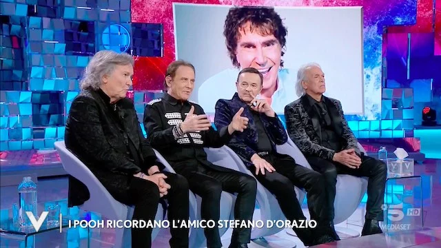 I Pooh a Verissimo ricordano Stefano D'Orazio