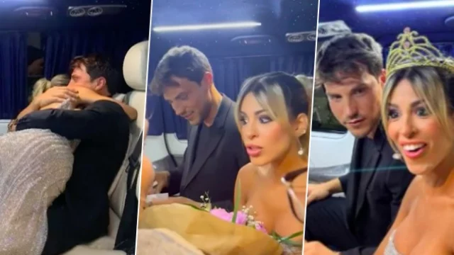 Oriana Marzoli, Daniele va a prenderla con una limousine