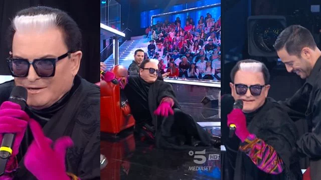 amici 2 cristiano malgioglio cade dalla poltrona