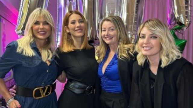 milena miconi festa sorpresa fine gf vip amiche famose