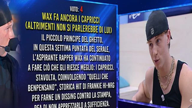 amici 22 nuova critica negativa wax reazione