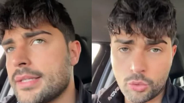 Davide Donadei trova l'auto danneggiata da un hater