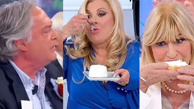 Uomini e donne, Gemma e Tina alleate con la ricotta contro Elio