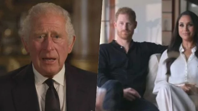 Re Carlo, la presunta reazione all'incidente di Harry e Meghan