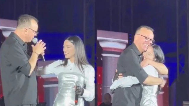 Gigi D'Alessio, sul palco anche Maria Esposito