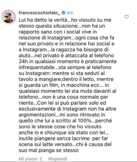 Il commento di Francesco Chiofalo sui Donnalisi