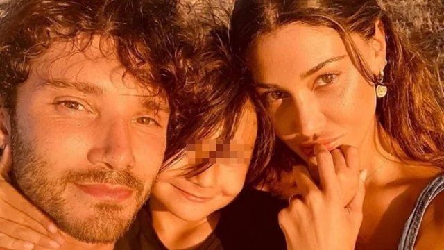 Belen Rodriguez e Stefano De Martino, il figlio è già bilingue