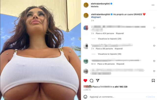 Il post di Elettra Lamborghini