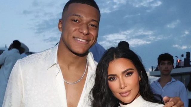 Kim Kardashian avvistata a una festa insieme a Mbappé