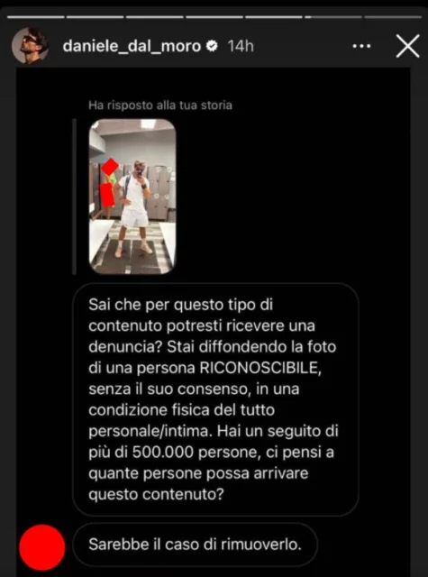 Storia Instagram di Daniele Dal Moro