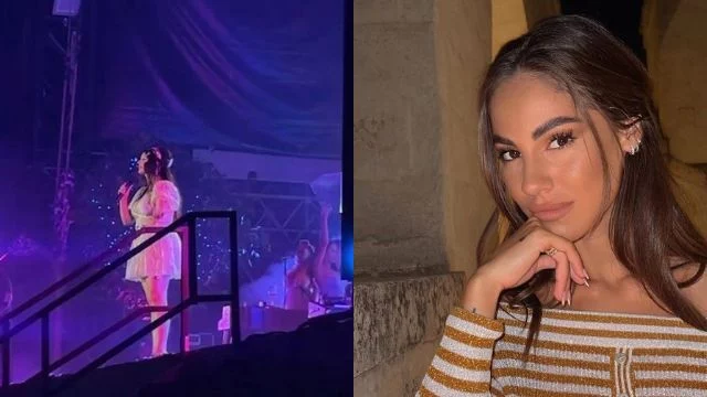 giulia de lellis gaffe concerto lana del ray