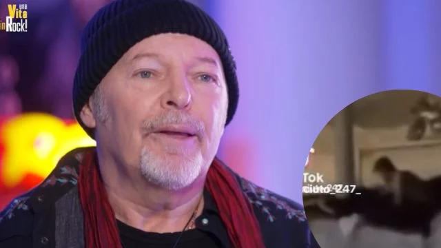 vasco rossi due fan atteggiamenti intimi concerto video