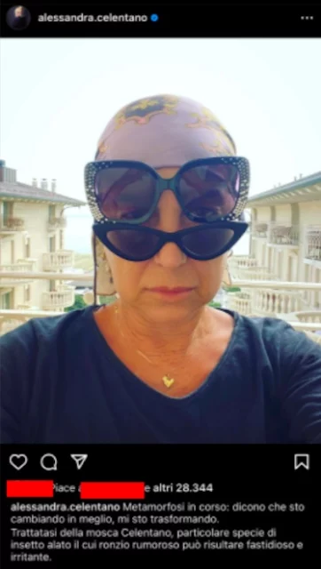 Il post di Alessandra Celentano su Instagram