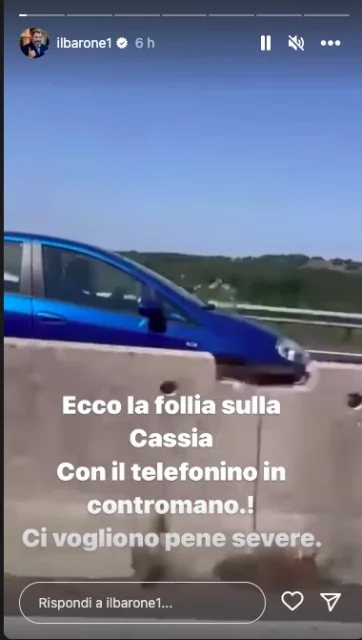 La storia Instagram di Andrea Lo Cicero