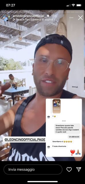 Leon Cino risponde al rumor su Amici 23