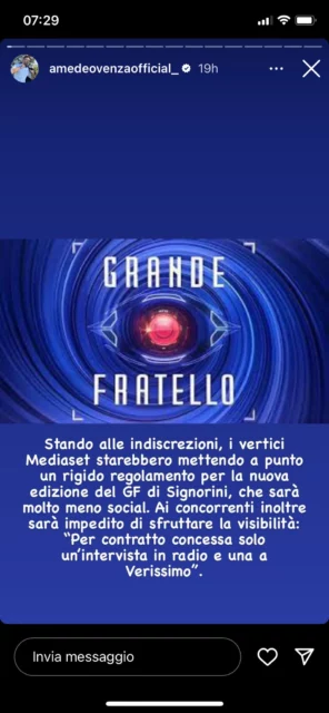 Cosa prevederebbe il nuovo contratto del Grande Fratello