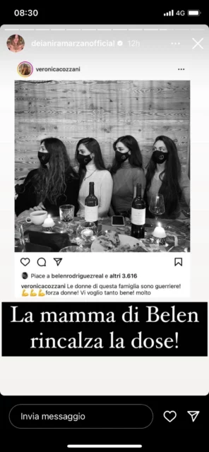 La mamma di Belen Rodriguez pubblica una nuova foto 