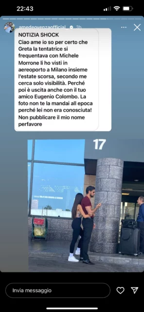 Michele Morrone si frequentava con Greta di Temptation Island?