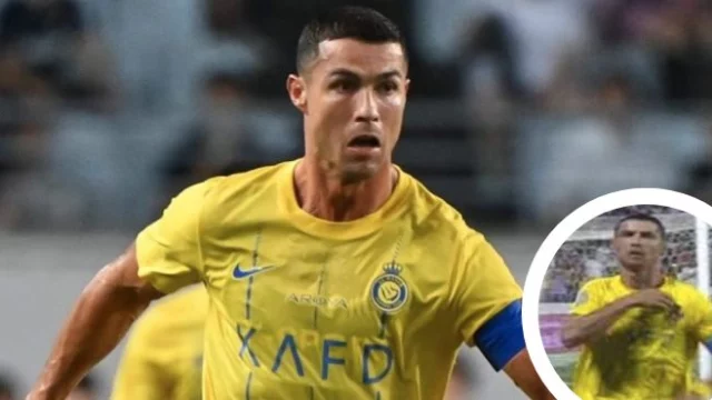 Cristiano Ronaldo esulta col segno della croce: in Arabia è vietato