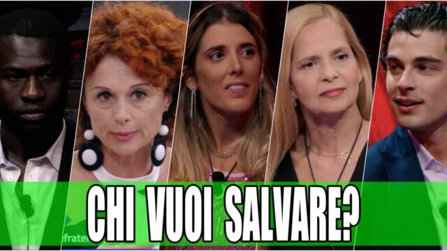 GF - Arnold, Beatrice, Giselda, Grecia o Vittorio, chi salvi? VOTA