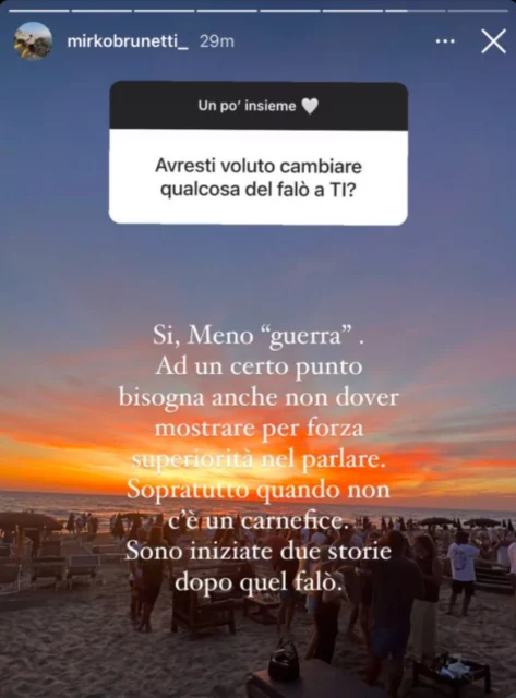 Instagram stories - Mirko Brunetti