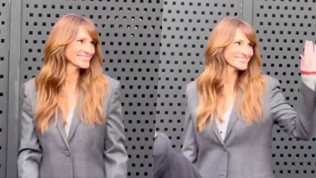 Julia Roberts arriva a Milano per la Fashion Week e conquista il web