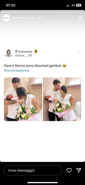 Sonny De Meo e Sar Shaimi sono diventiti genitori per la prima volta