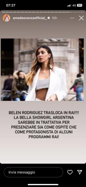 Belen Rodriguez approda in Rai?