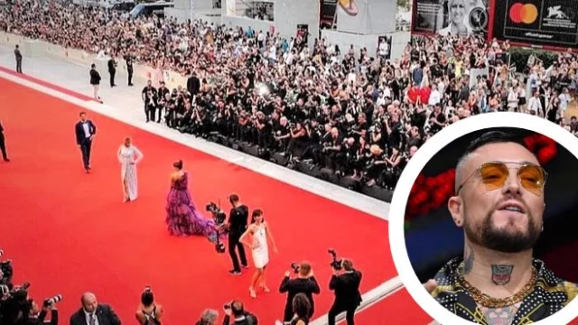 Guè Pequeno contro influencer ed ex vipponi al Festival di Venezia