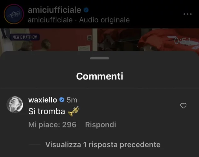 Il commento di Wax sul flirt tra Matthew e Mew