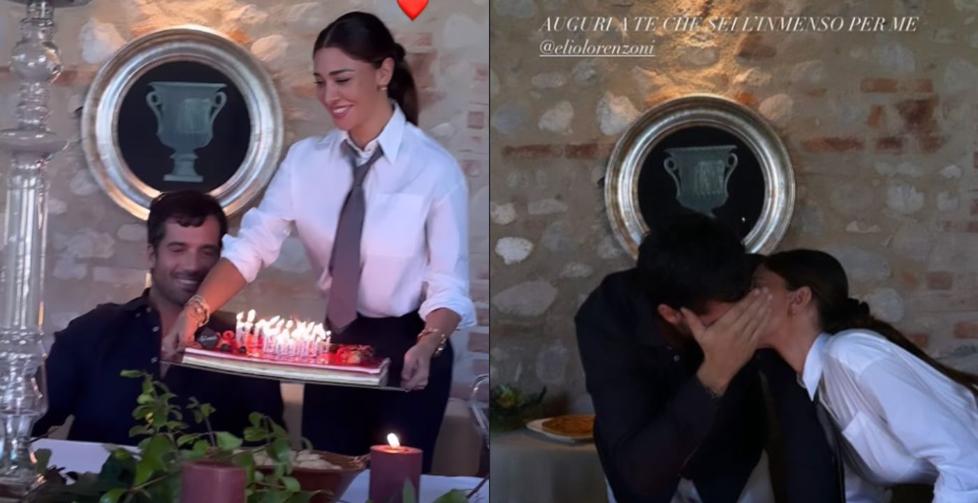 Belen Rodriguez Festeggia Il Compleanno Del Fidanzato Elio