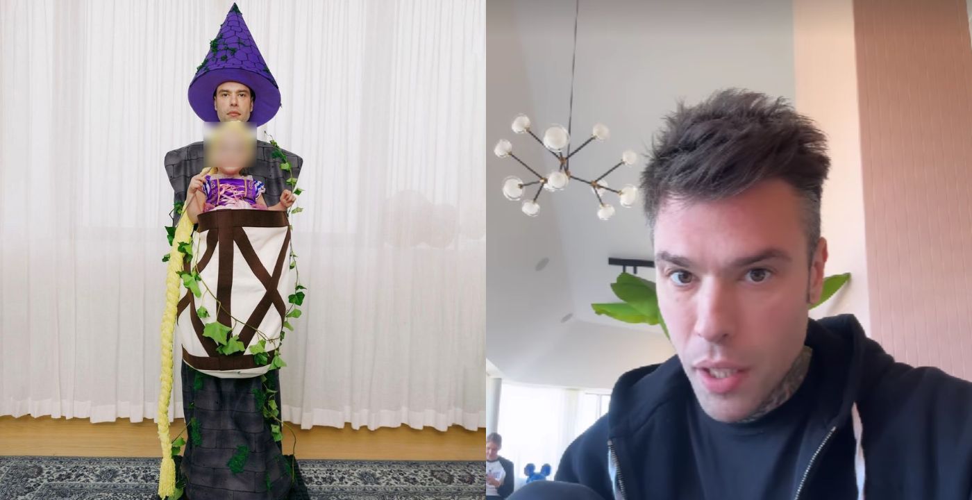 Fedez e i costumi assurdi per Halloween 2023: prima è una torre poi diventa  Rose di Titanic (con tanto di porta)