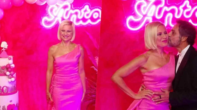 Antonella Elia festeggia 60 anni con una festa a tema Barbie