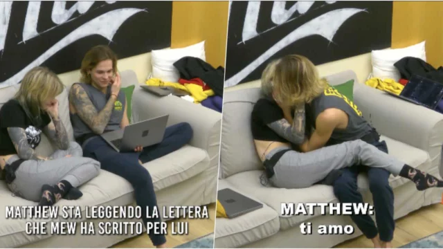 Amici 23- Mew ha paura che Matthew esca e gli scrive una lettera, lui risponde- Ti amo, tu sei più della mia stessa vita