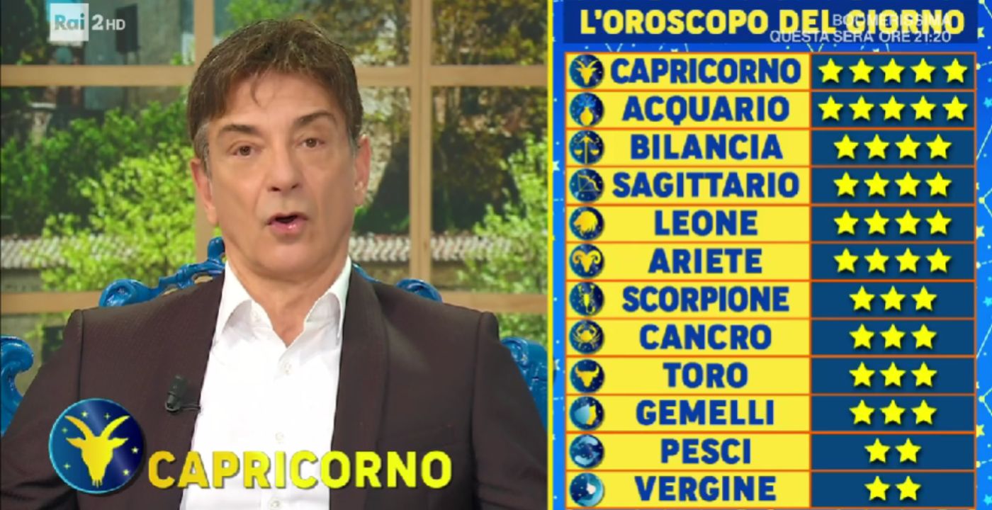 Oroscopo Paolo Fox Del 21 Novembre 2023 | Bene Il Capricorno | Cala La ...