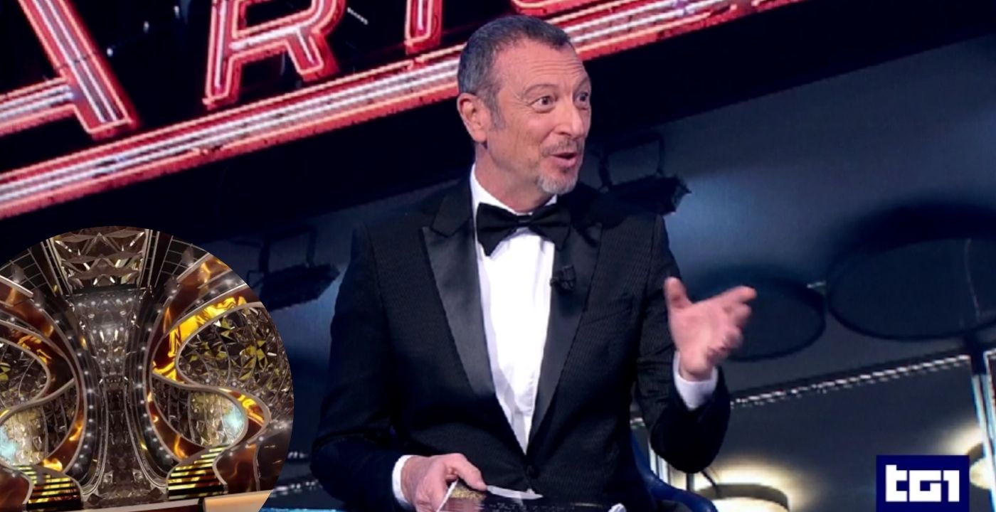 Sanremo 2024 Amadeus Mostra La Nuova Scenografia In Anteprima