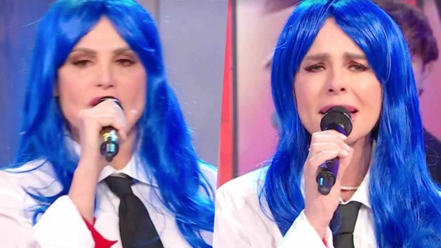 Simona Ventura e Paola Perego imitano Loredana Bertè