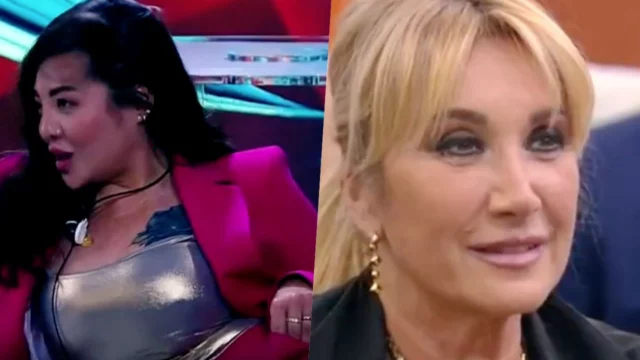 Rosy Chin fa l'imitazione di Simona Tagli: è scontro in diretta