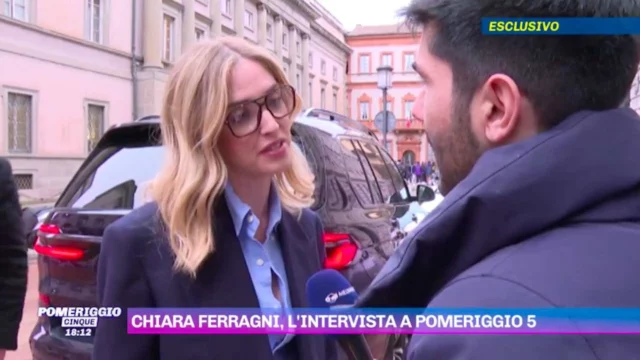 Chiara Ferragni fermata da Pomeriggio 5: 