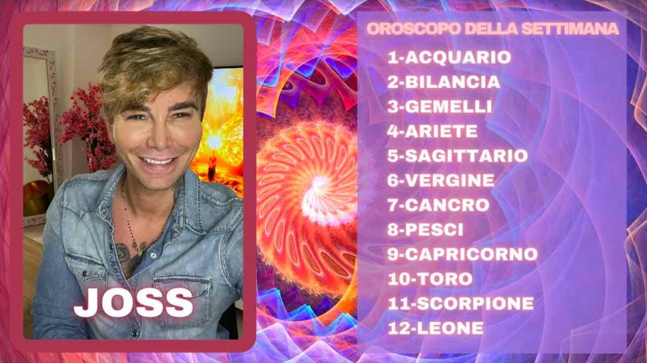 Oroscopo di Joss, la classifica dei segni del 2024