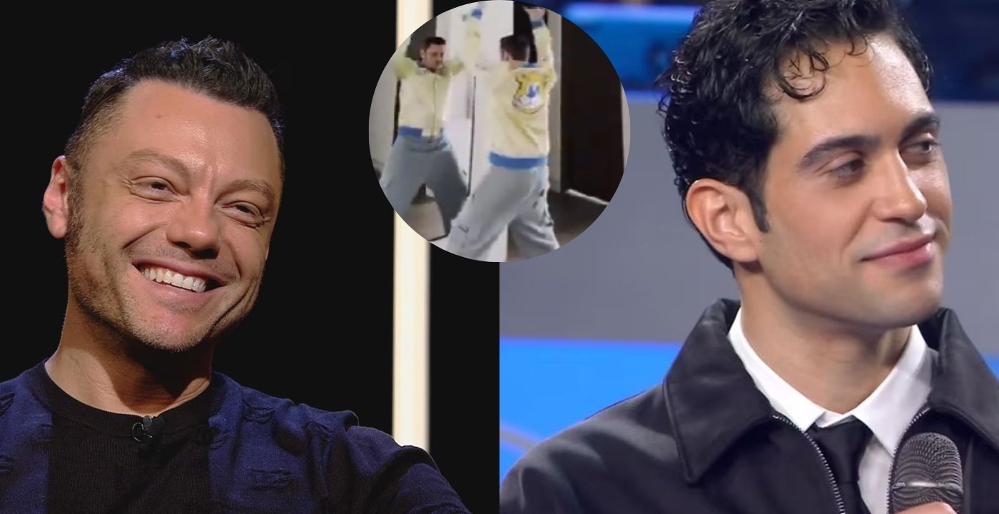 Tiziano Ferro Replica La Coreografia Di Tuta Gold Di Mahmood 