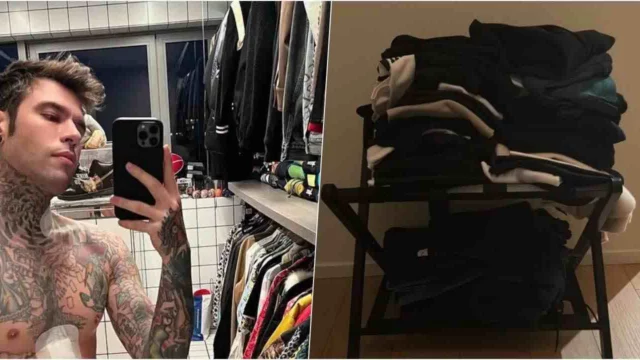 Fedez mostra la casa e la cabina armadio dopo la crisi con Chiara