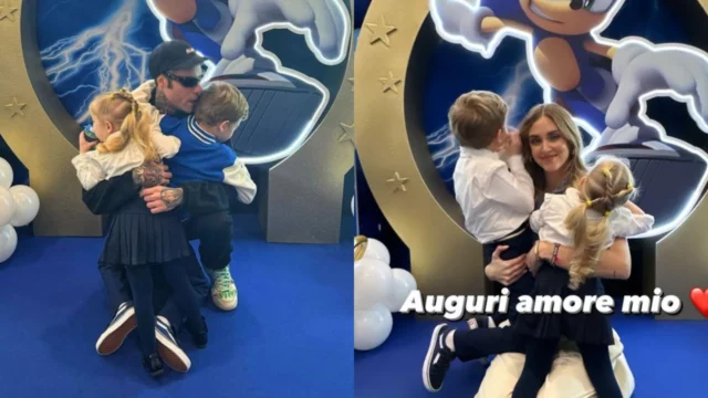 fedez chiara ferragni insieme festa compleanno leone