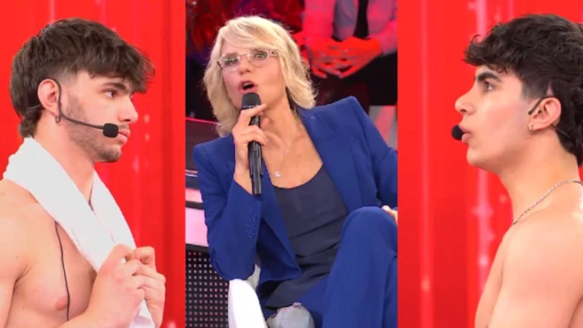 maria de filippi interviene lite giovanni nicholas