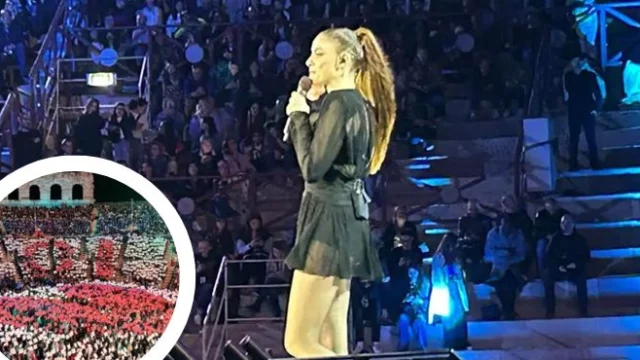 Annalisa, l’omaggio speciale del fanclub all’Arena di Verona