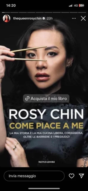 La storia Instagram di Rosy Chin