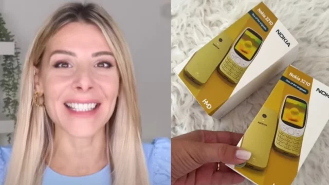 Chiara Facchetti, vecchio Nokia per digital detox ma fa un video