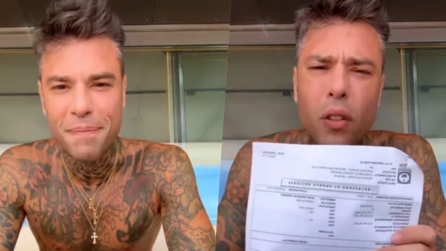 Fedez sbotta dopo il ricovero in ospedale e mostra i referti medici